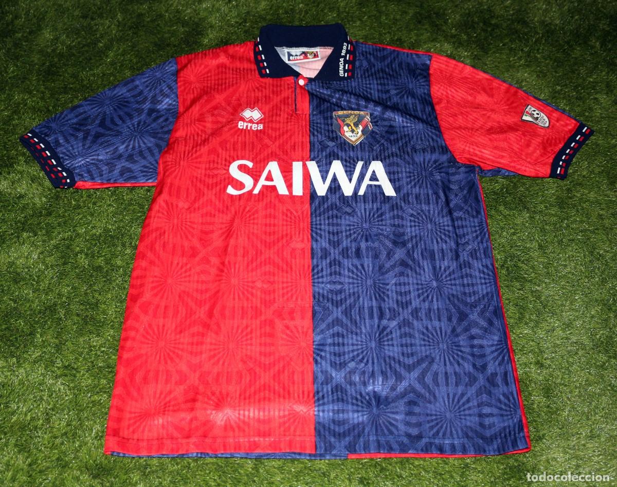 Coleccionismo deportivo: Camiseta de F&uacute;tbol del Genoa Football Club 1992 - 1993
