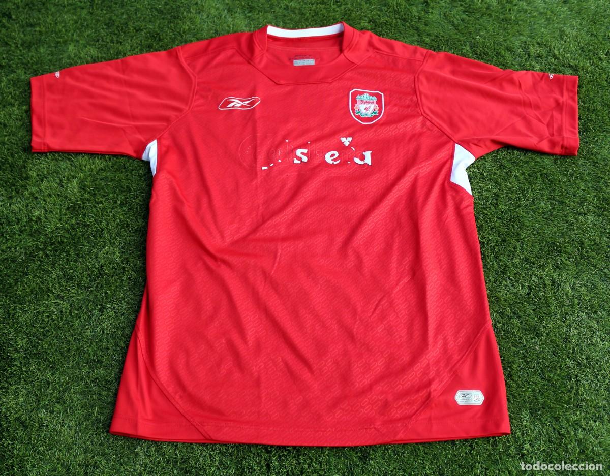 Sports collectibles: Camiseta de F&uacute;tbol del Liverpool Football Club 2004 - 2005