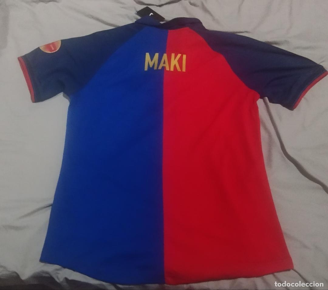 Coleccionismo deportivo: camiseta centenario bar&ccedil;a 1899 - Foto 2