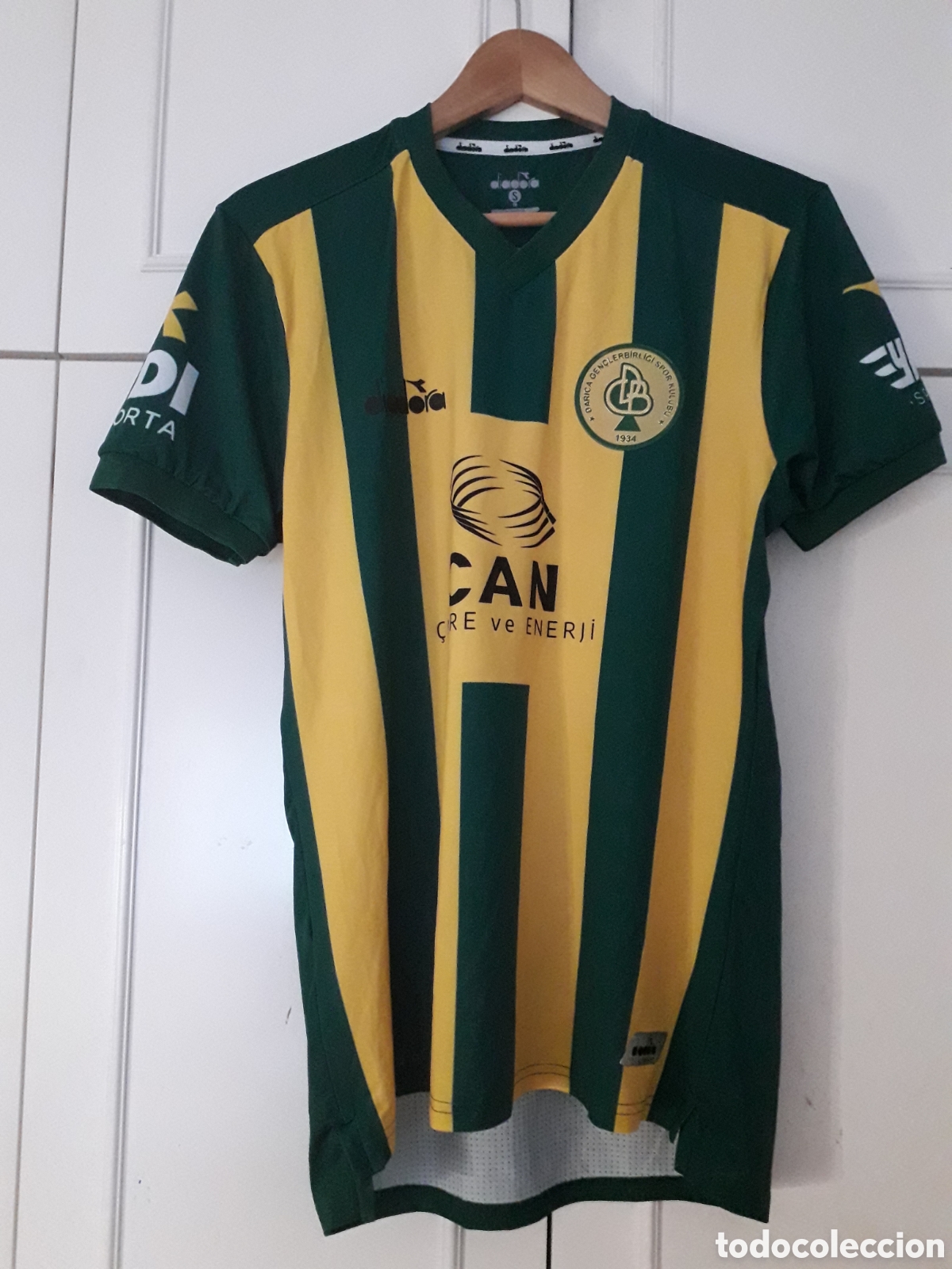 Colecionismo desportivo: Camiseta match issue Darica de Turqu&iacute;a