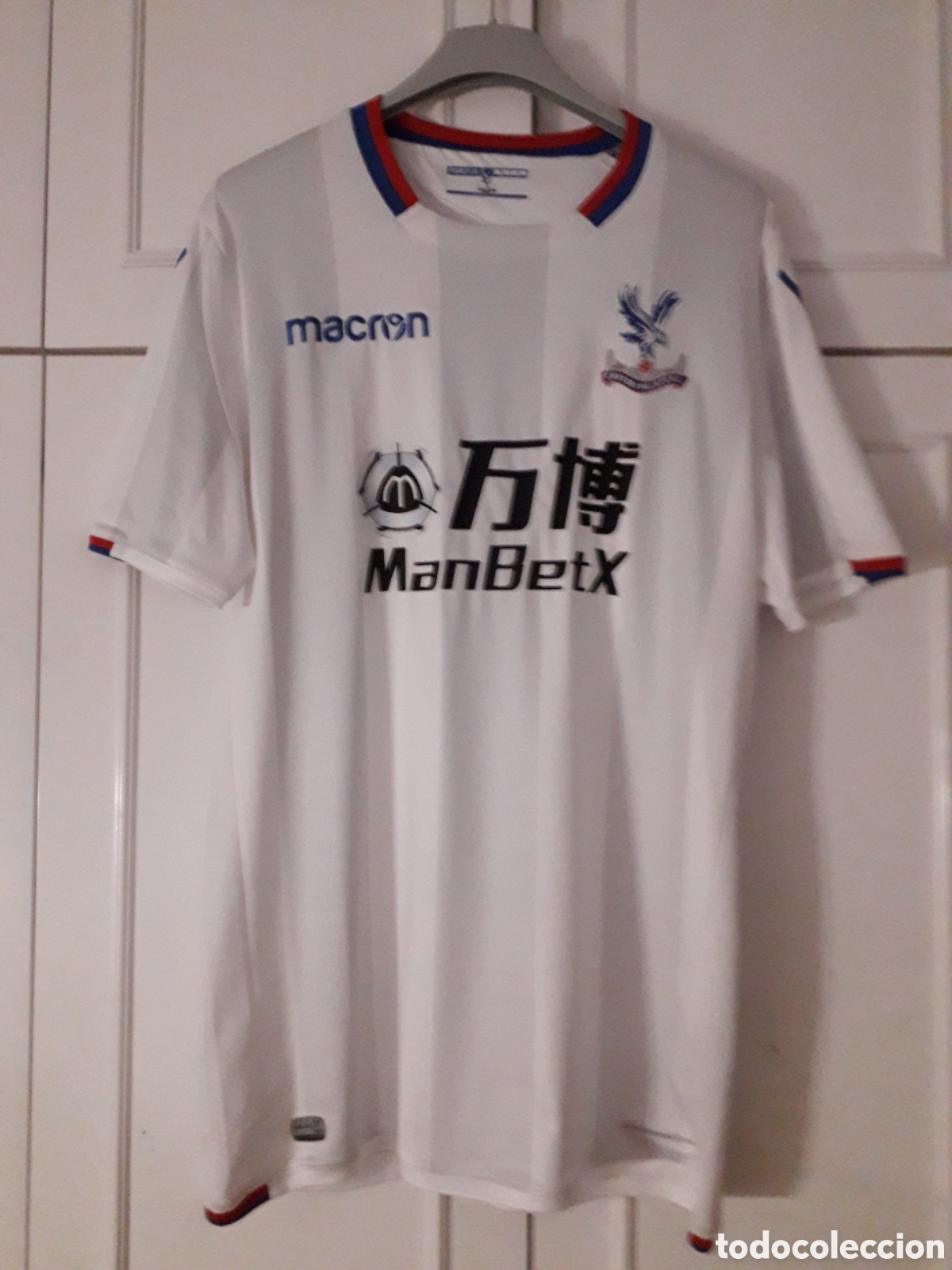 Colecionismo desportivo: Camiseta away oficial Crystal Palace FC de Inglaterra