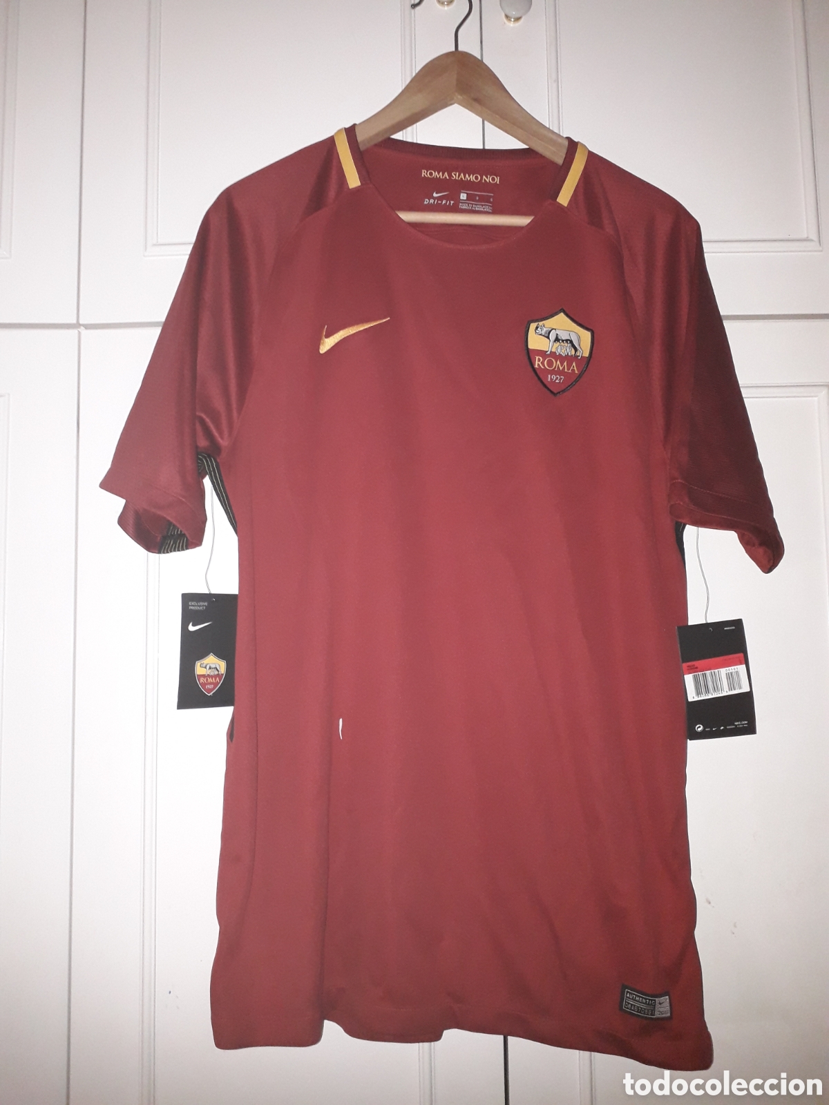 Colecionismo desportivo: Camiseta oficial AS Roma