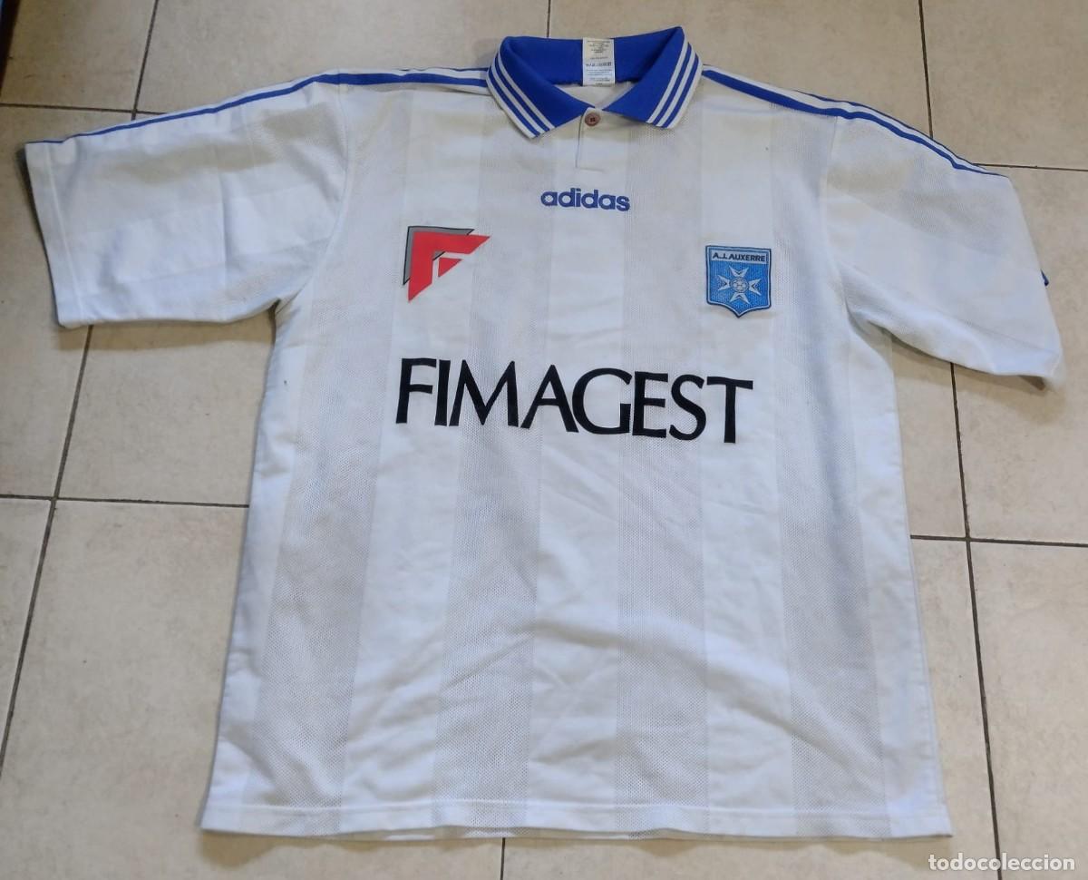 Sports collectibles: Vieja Camiseta futbol Club Auxerre Home 97-98 Adidas