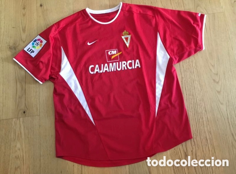 Sports collectibles: CAMISETA REAL MURCIA MATCH WORN 2003-2004 LLU&Iacute;S CARRERAS