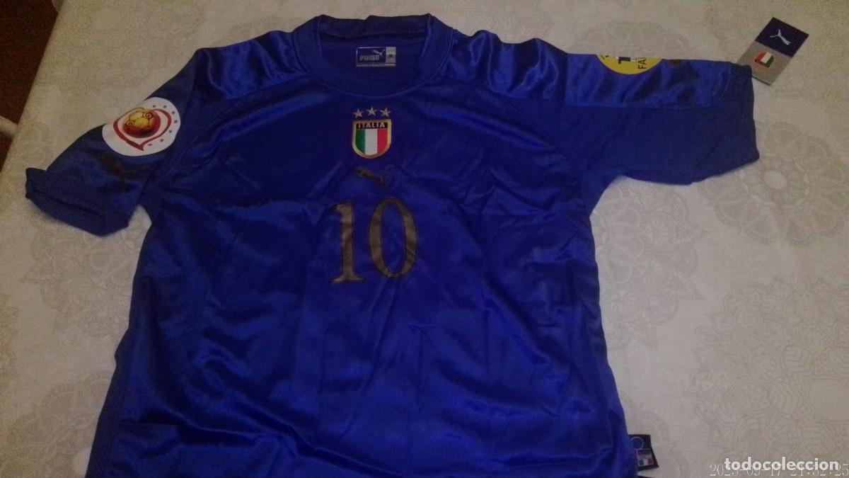 Sports collectibles: Camiseta Italia Totti 10 Euro 2004 Portugal
