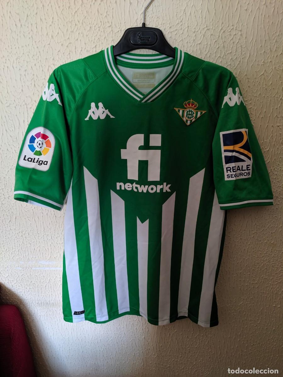 Coleccionismo deportivo: Match Worn - Original | camiseta futbol shirt | Talla M | Real Betis Balompie - 22 Victor Camarasa