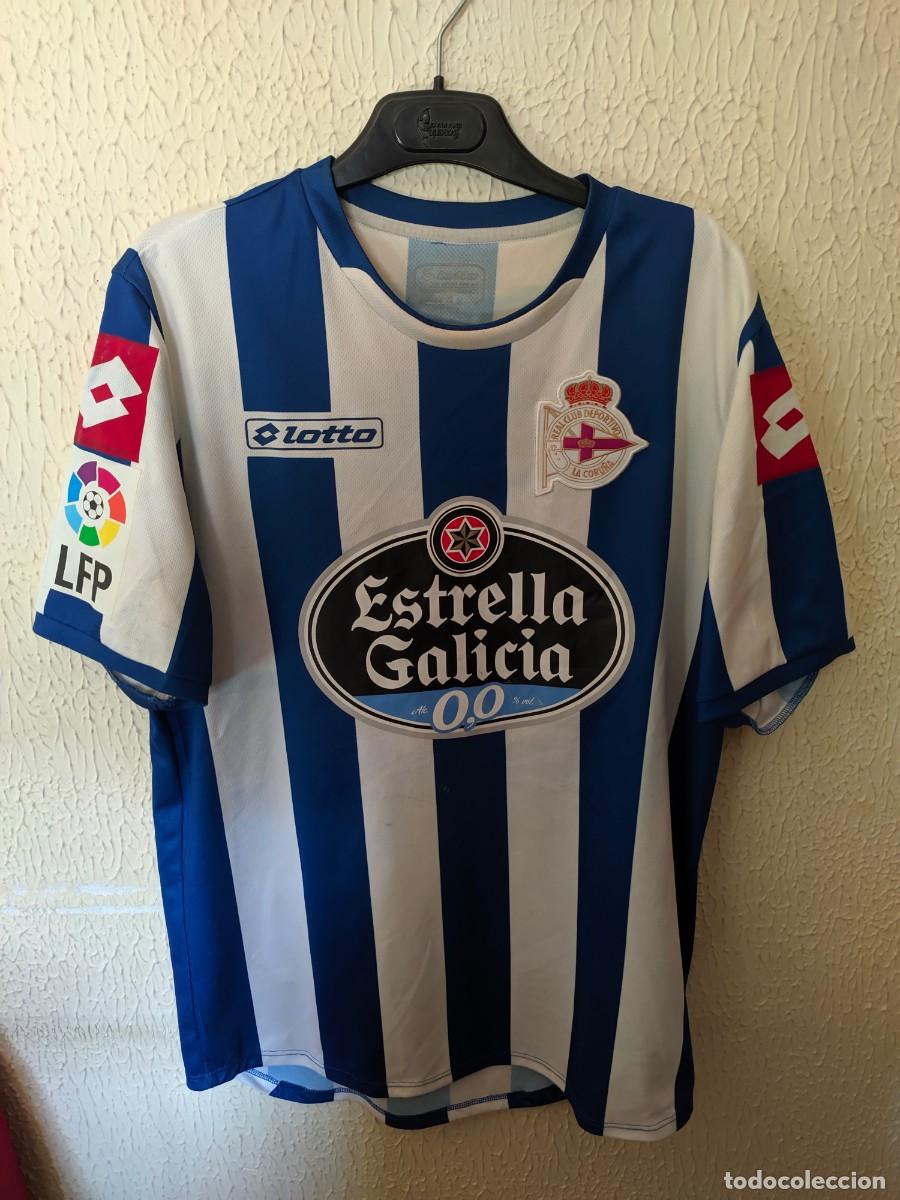 Coleccionismo deportivo: Match Worn - Original | camiseta futbol shirt | Talla M | Deportivo de la Coru&ntilde;a - 16 Luisinho