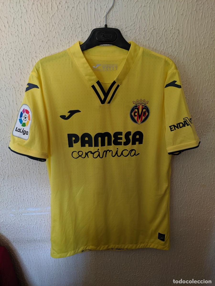 Coleccionismo deportivo: Match Worn - Original | camiseta futbol shirt | Talla M | Villarreal CF - 18 Alberto Moreno