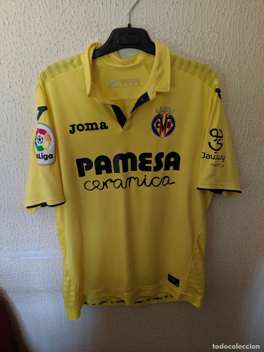 Coleccionismo deportivo: Match Worn - Original | camiseta futbol shirt | Talla M | Villarreal CF - 28 Dani Raba