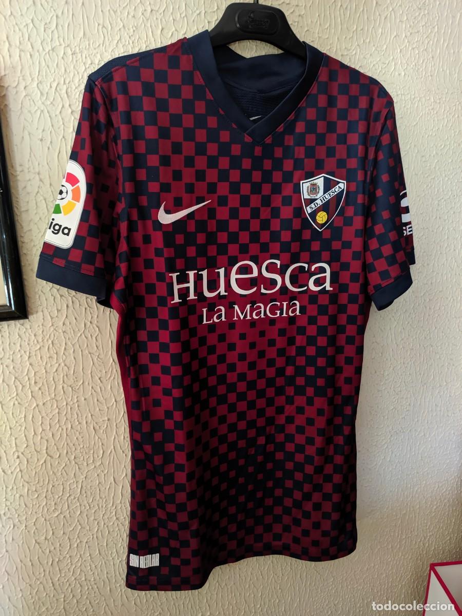 Coleccionismo deportivo: Match Worn - Original | camiseta futbol shirt | Talla M | SD Huesca - 11 Joaquin Mu&ntilde;oz