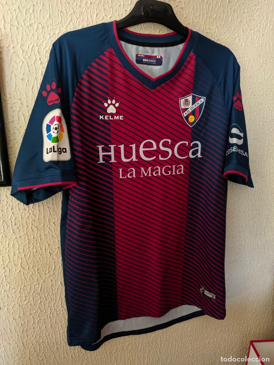 Coleccionismo deportivo: Match Worn - Original | camiseta futbol shirt | Talla M | SD Huesca - 3 Josue Sa