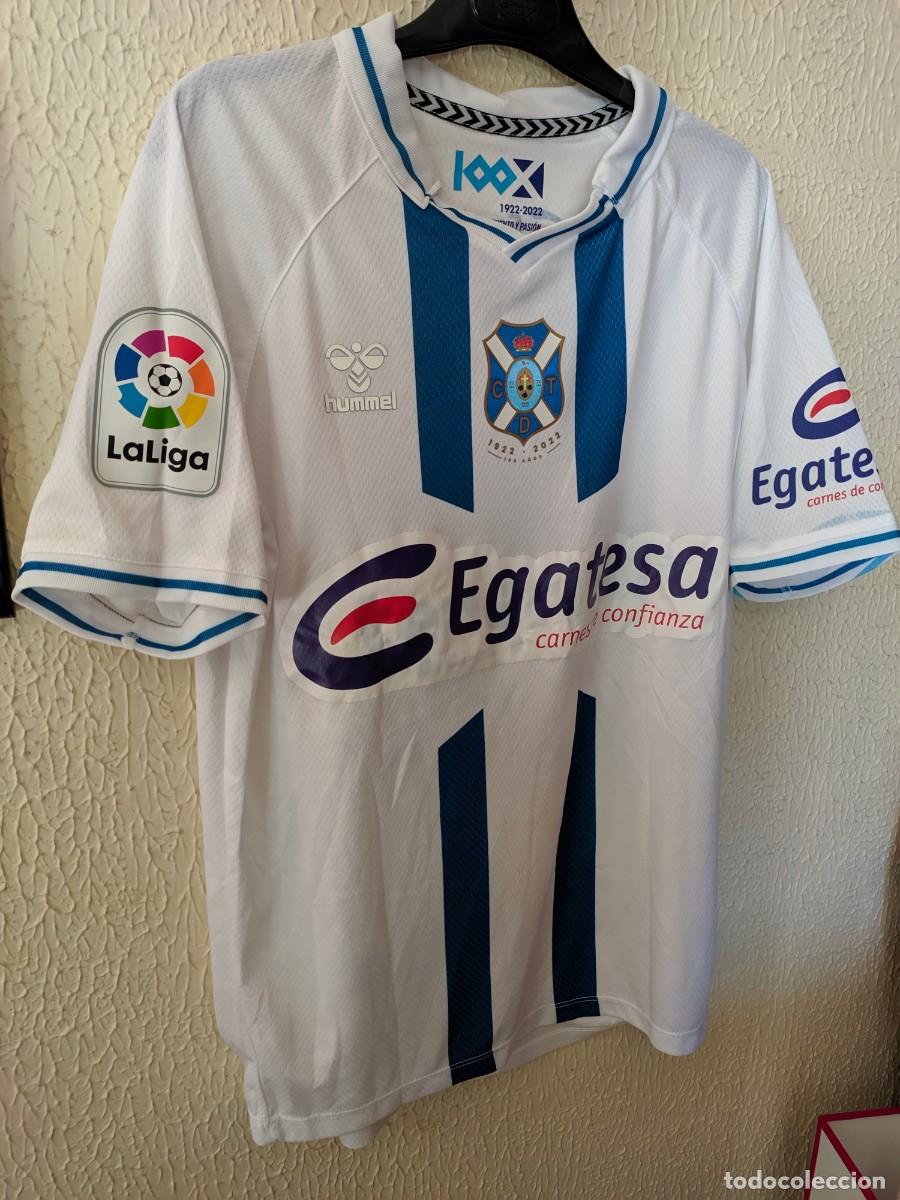 Sports collectibles: Match Worn - Original | camiseta futbol shirt | Talla M | CD Tenerife - 3 (Alex Mu&ntilde;oz)