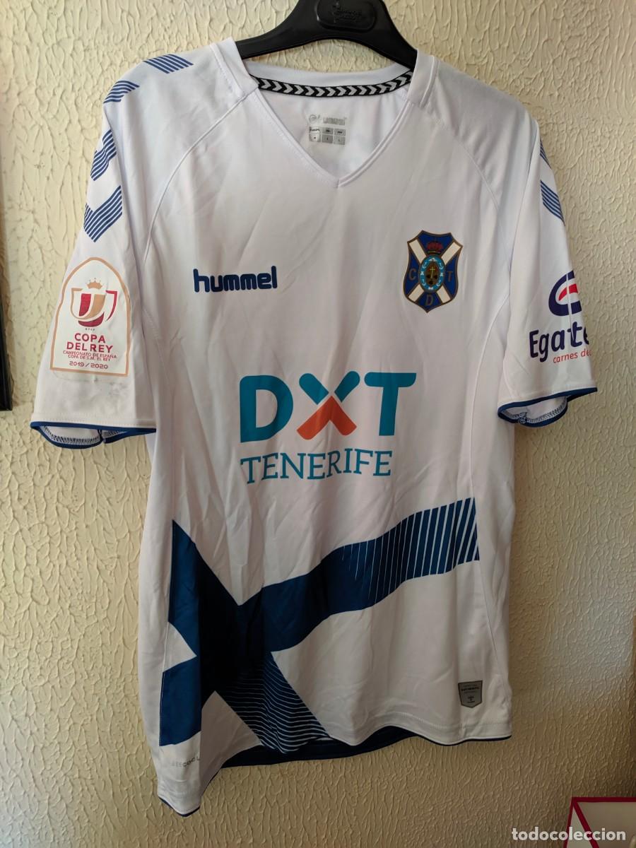 Collezionismo sportivo: Match Worn Copa - Original | camiseta futbol shirt | Talla M | CD Tenerife - 18 Isma Lopez