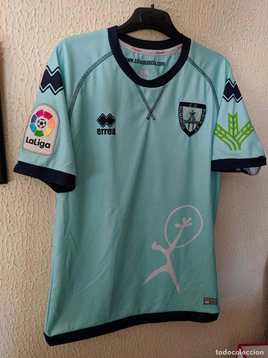 Collezionismo sportivo: Match Worn vs Sporting - Original | camiseta futbol shirt | Talla M | CD Numancia - 7 Manu del Moral