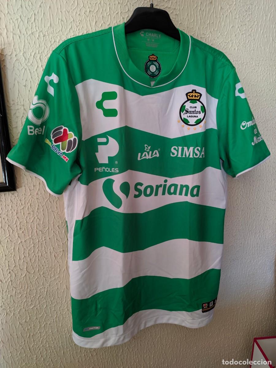 Collezionismo sportivo: Match Worn vs Sporting Gijon - Original | camiseta futbol | Talla M | Santos Laguna 9 Javier Correa