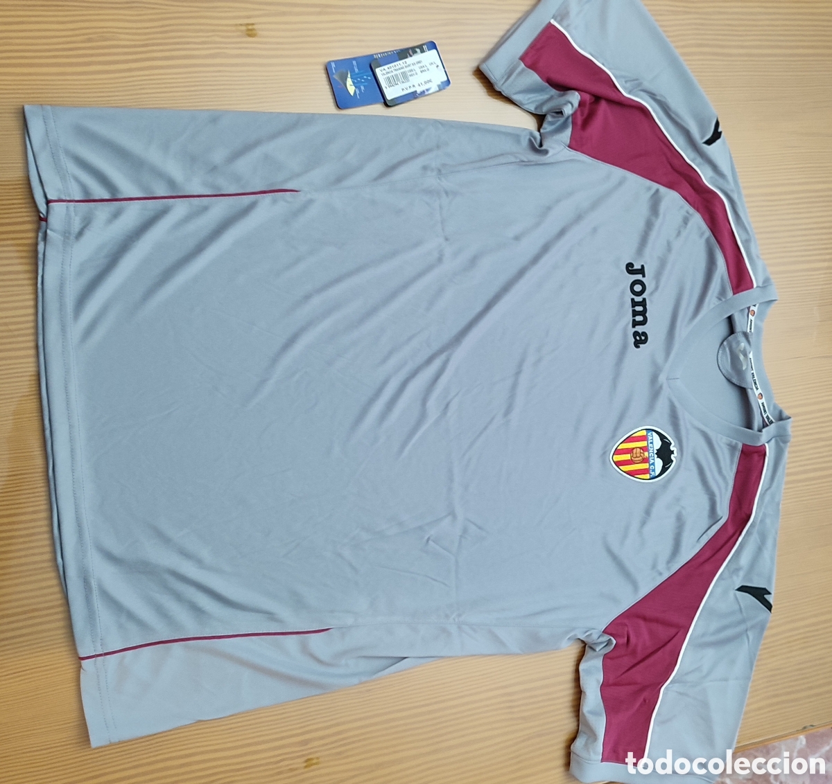 Sports collectibles: Autentica, original y oficial camiseta vintage Joma del Valencia C.F. nueva a estrenar,con etiquetas