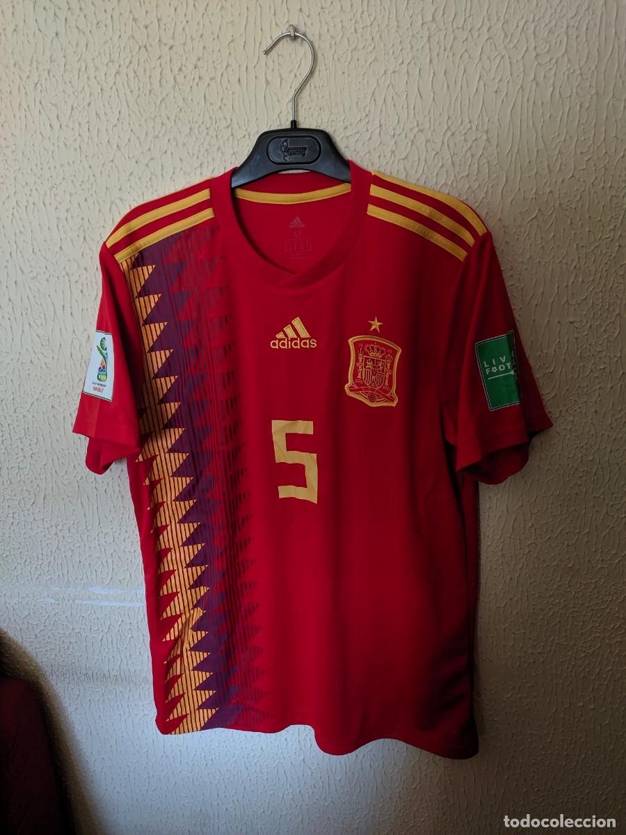 Collezionismo sportivo: Mundial | Original | Camiseta Futbol | Talla M | Seleccion de Espa&ntilde;a - 5 Jose Martinez - Sub-17
