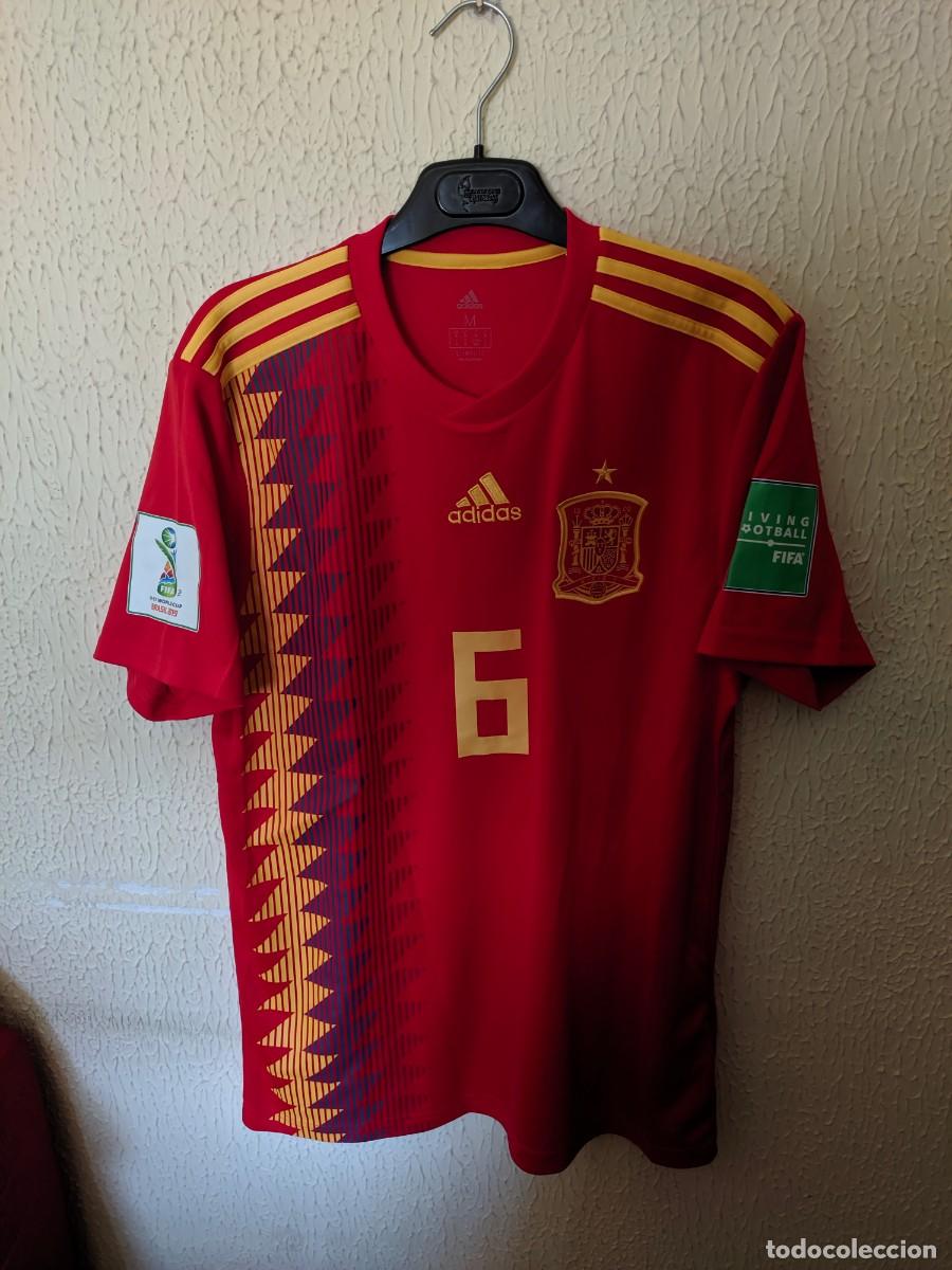 Collezionismo sportivo: Mundial | Original | Camiseta Futbol | Talla M | Seleccion de Espa&ntilde;a - 6 Aitor Gelardo - Sub-17