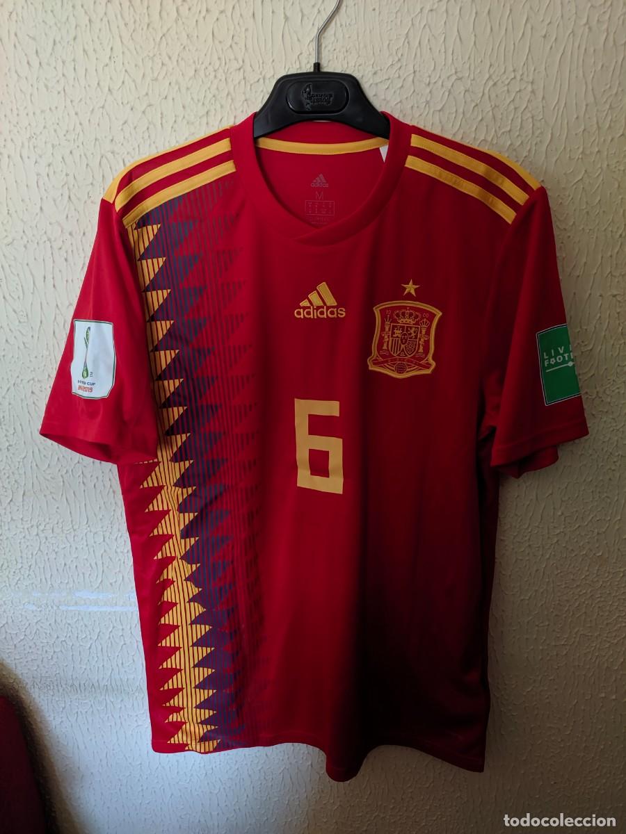 Collezionismo sportivo: Mundial | Original | Camiseta Futbol | Talla M | Seleccion de Espa&ntilde;a - 6 Aitor Gelardo - Sub-17