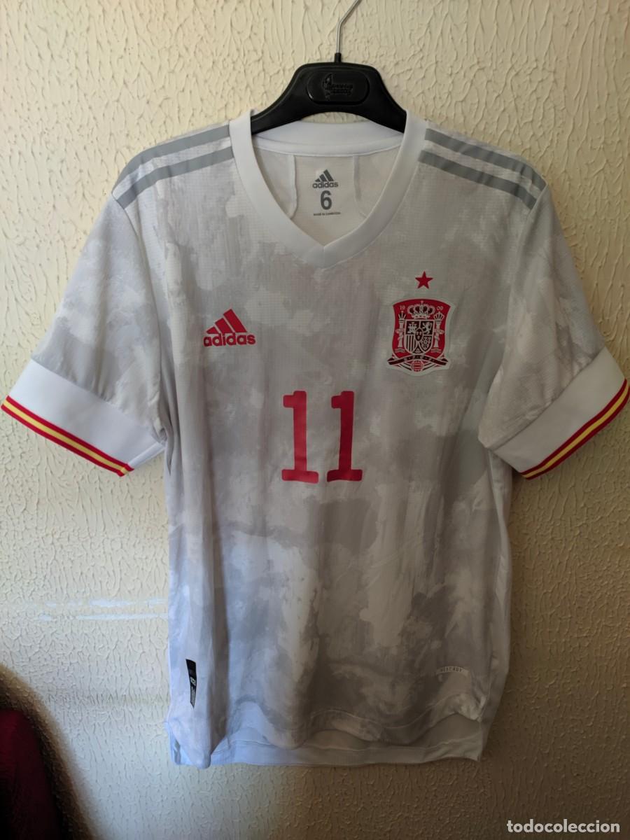 Collezionismo sportivo: Match Worn | Original | Camiseta Futbol | Talla 6 - M | Seleccion de Espa&ntilde;a - dorsal 11