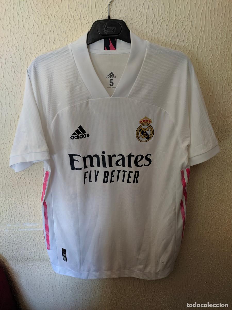 Sports collectibles: Match Worn | Original | Camiseta Futbol | Talla 5 - M | Real Madrid CF - dorsal 8