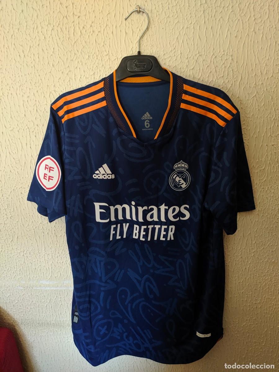 Sports collectibles: Match Worn | Original | Camiseta Futbol | Talla 6 - M | Real Madrid Castilla - 10 Sergio Arribas