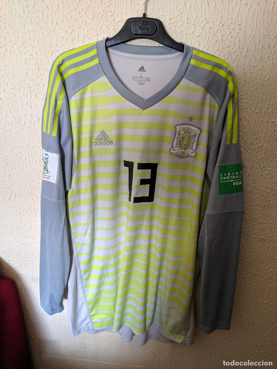 Sports collectibles: Mundial | Original | Camiseta Futbol | Talla L | Seleccion de Espa&ntilde;a - 13 Eric Ruiz - Sub-17
