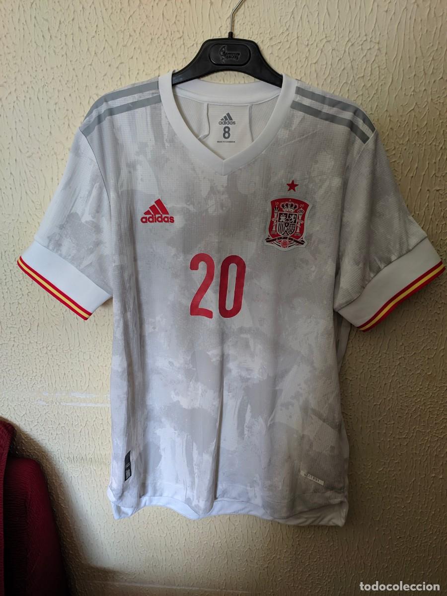Sports collectibles: Match Worn | Original | Camiseta Futbol | Talla 8 - L | Seleccion de Espa&ntilde;a - dorsal 20