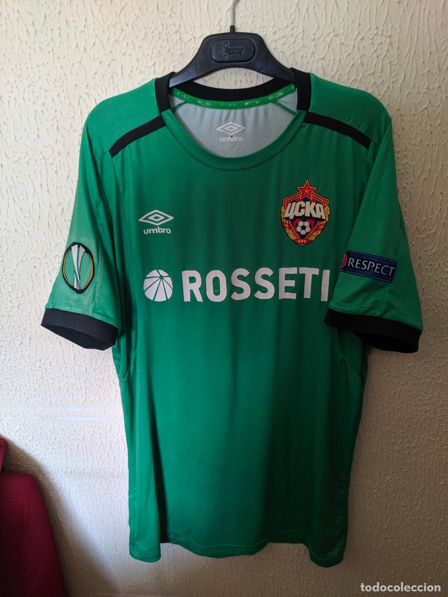 Sports collectibles: Match Worn | Original | Camiseta shirt Futbol | Talla L | CSKA Moskow - Moscu - 1 Illia Pomazun