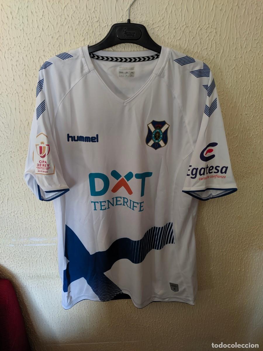 Sports collectibles: Player Issue Copa del Rey | Original | Camiseta Futbol | Talla L | CD Tenerife - 27 Borja Llarena