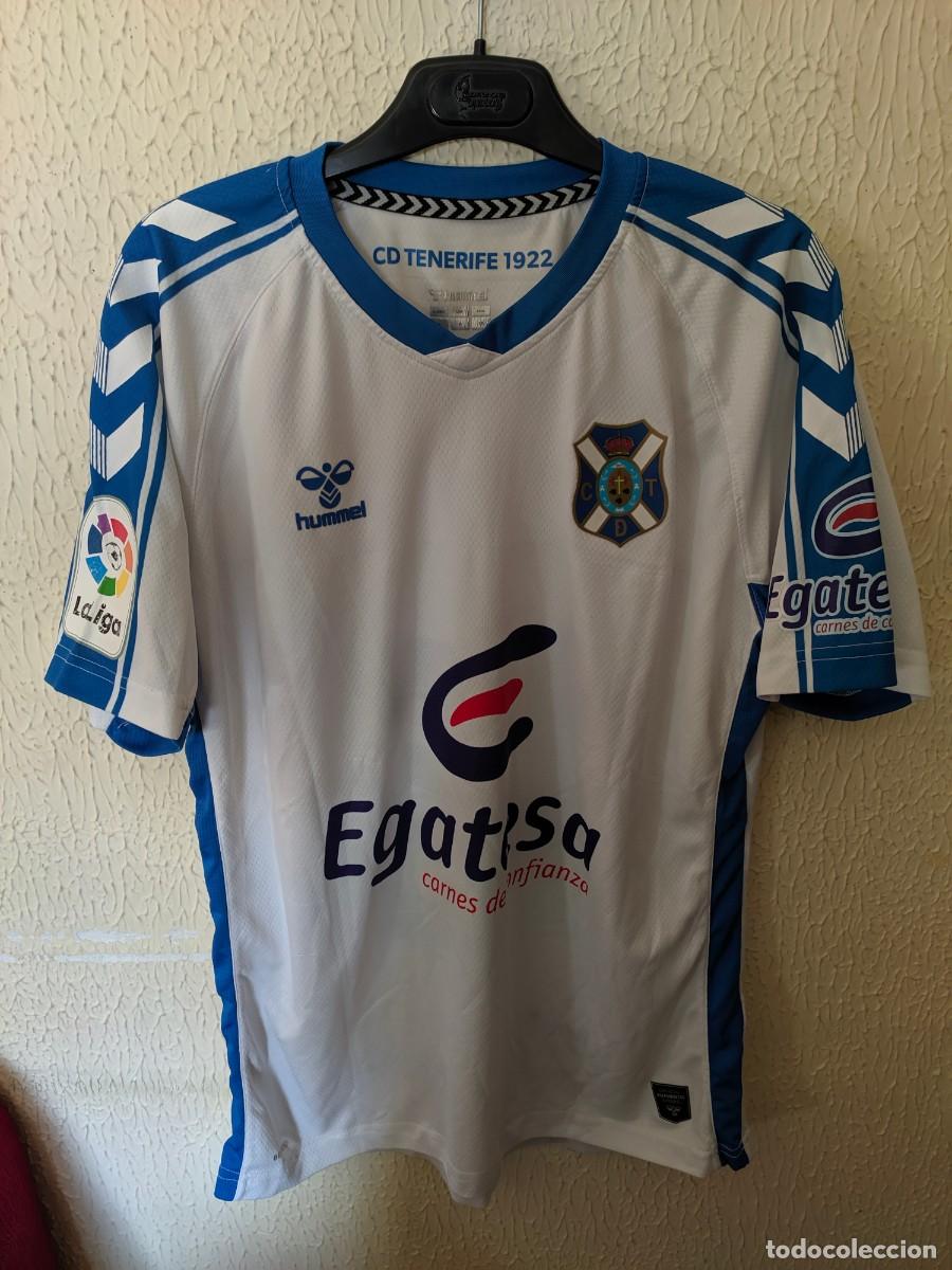 Colecionismo desportivo: Match Worn | Original | Camiseta shirt Futbol | Talla L | CD Tenerife - 15 (Carlos Pomares)