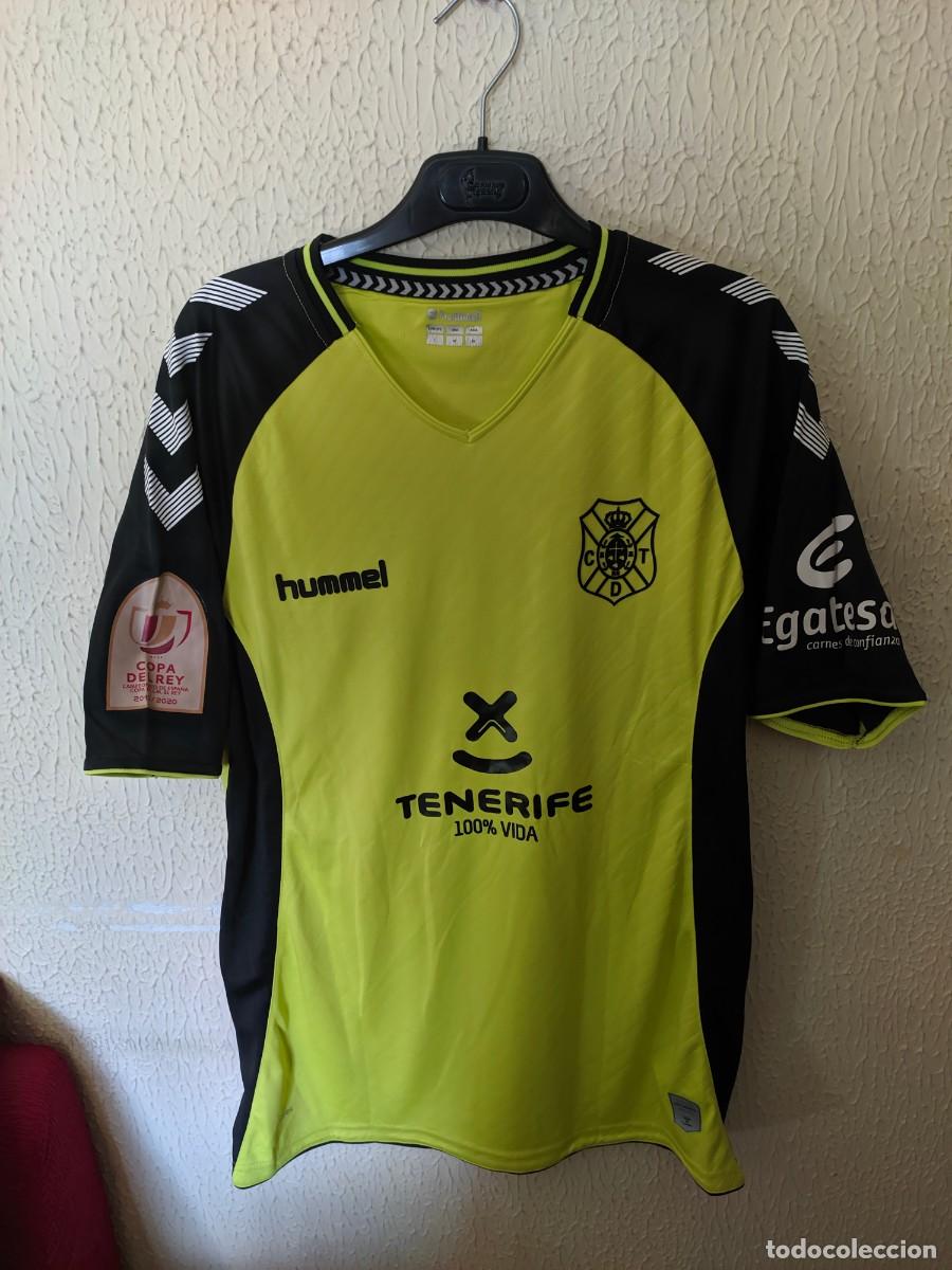 Colecionismo desportivo: Match Worn - Copa | Original | Camiseta shirt Futbol | Talla L | CD Tenerife - 20 Ramon Mierez