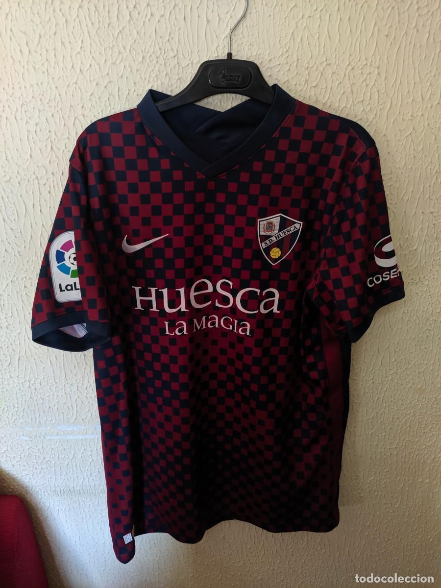 Colecionismo desportivo: Match Worn | Original | Camiseta shirt Futbol | Talla L | SD Huesca - 6 Cristian Salvador