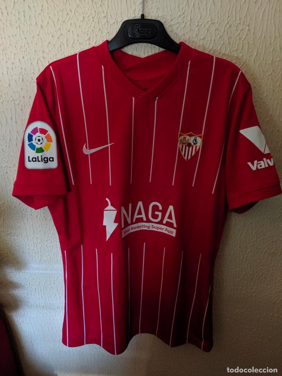 Colecionismo desportivo: Match Worn | Original | Camiseta shirt Futbol | Talla L | Sevilla FC - 8 Joan Jordan