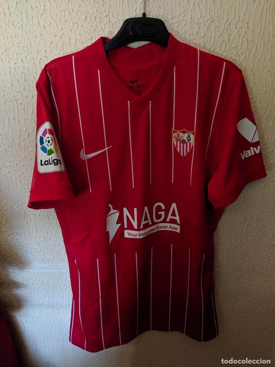 Colecionismo desportivo: Match Worn | Original | Camiseta shirt Futbol | Talla L | Sevilla FC - 18 Thomas Delaney
