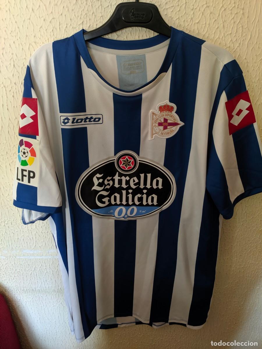 Colecionismo desportivo: Match Worn | Original | Camiseta shirt Futbol | Talla XL | Deportivo de la Coru&ntilde;a - 12 Sidnei