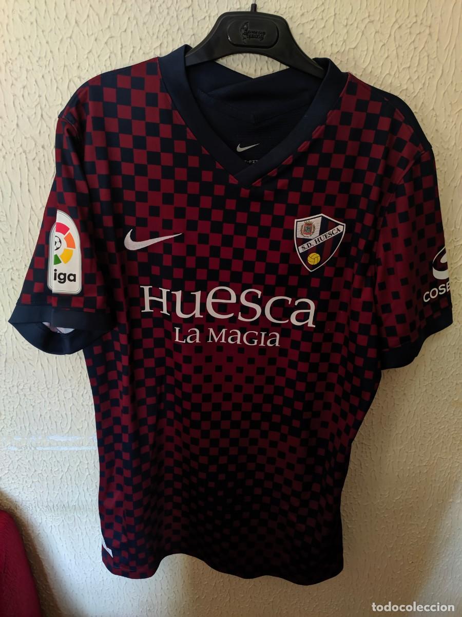Colecionismo desportivo: Match Worn | Original | Camiseta shirt Futbol | Talla XL | SD Huesca - 8 Kelechi Nwakali