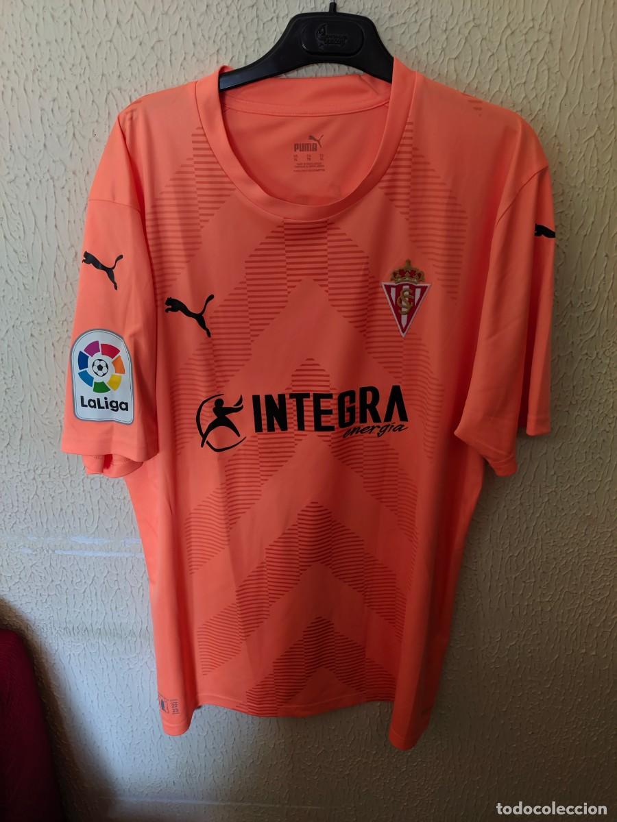 Colecionismo desportivo: Match Worn | Original | Camiseta Futbol | Talla XL | Sporting de Gijon - 25 Christian Joel S&aacute;nchez
