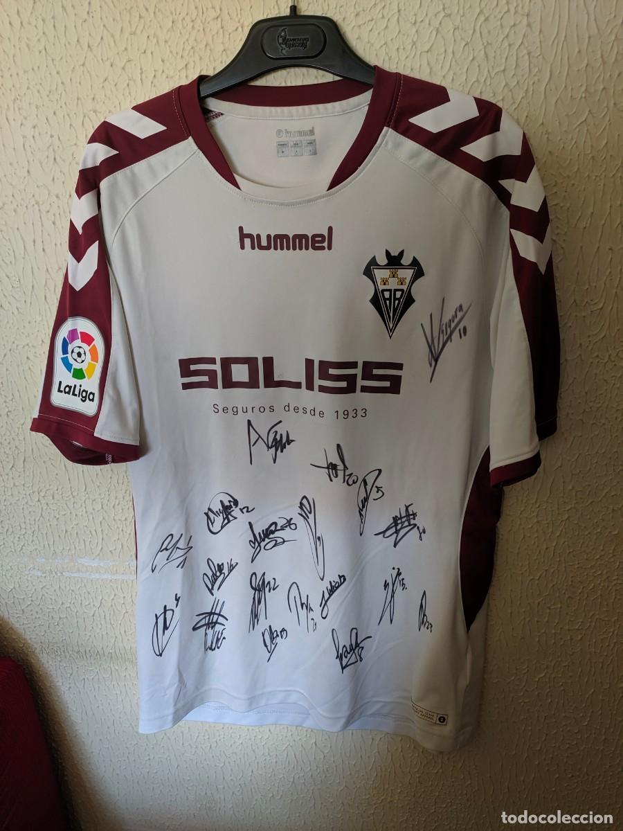 Colecionismo desportivo: Original | Camiseta futbol football shirt trikot maglia | Talla M | Albacete Balompie - firmada