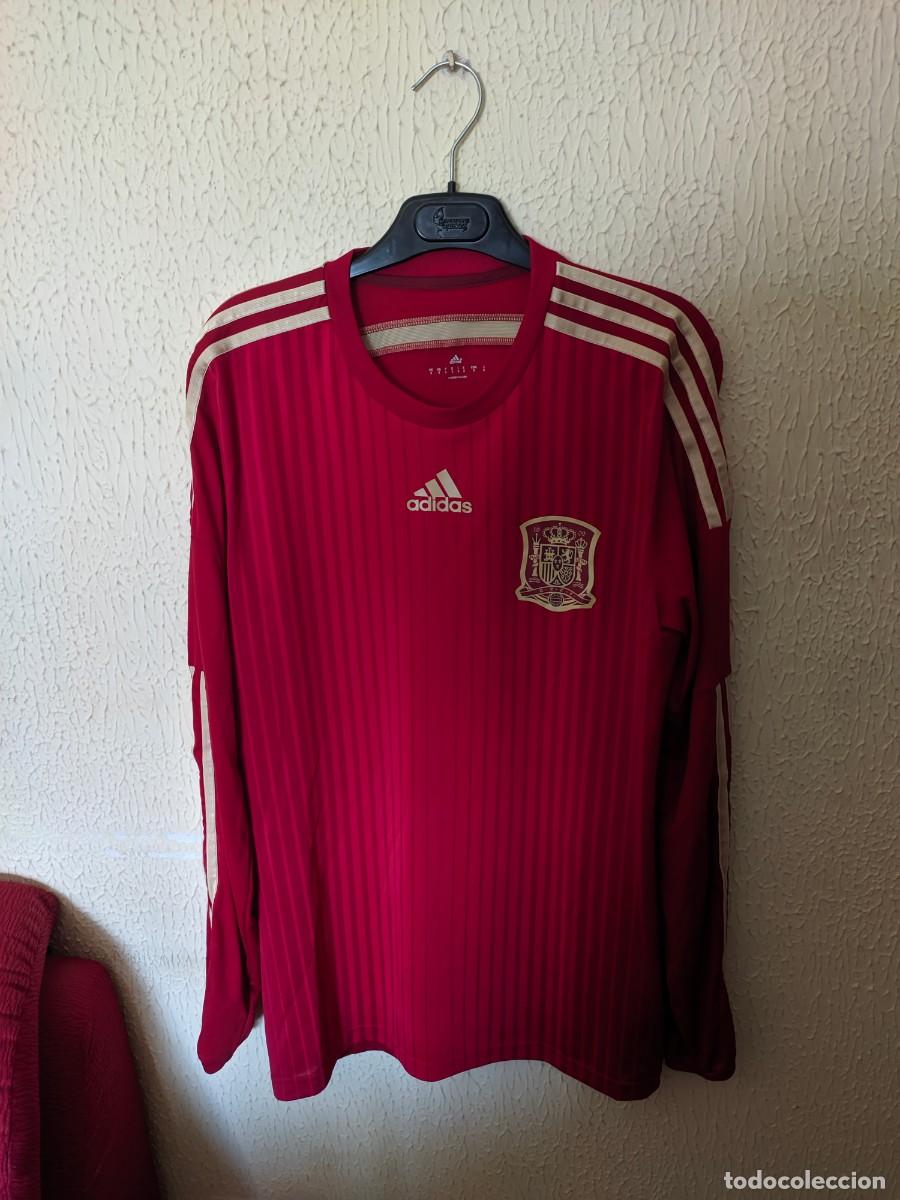 Colecionismo desportivo: Original | Camiseta futbol football shirt trikot maglia | Talla 8 player - L | Seleccion de Espa&ntilde;a