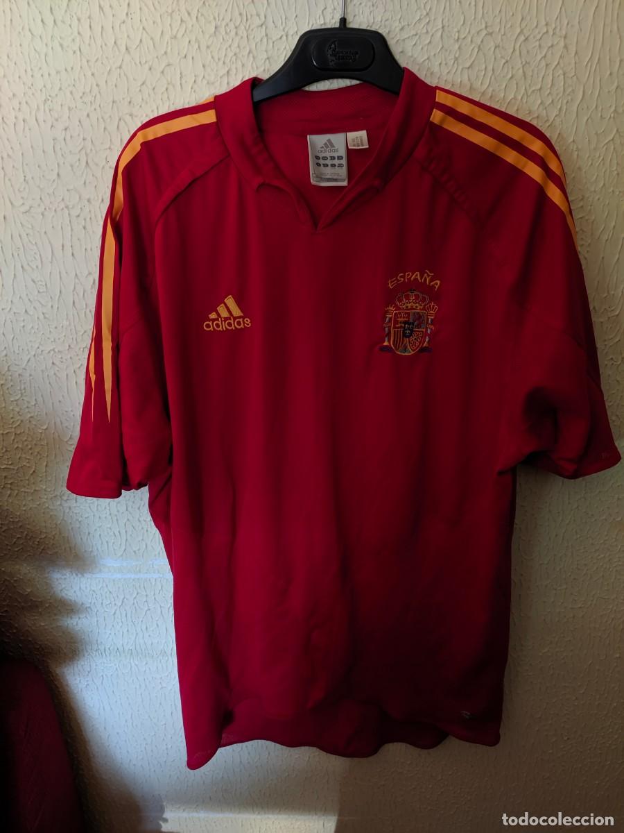 Sports collectibles: Original | Camiseta futbol football shirt trikot maglia | Talla L | Seleccion de Espa&ntilde;a