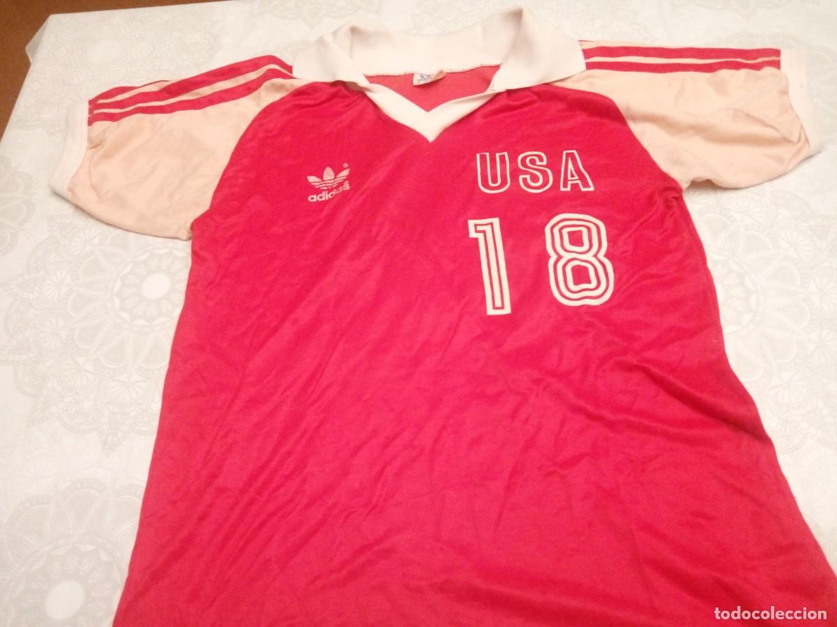 Colecionismo desportivo: Camiseta Estados Unidos 18 Adidas