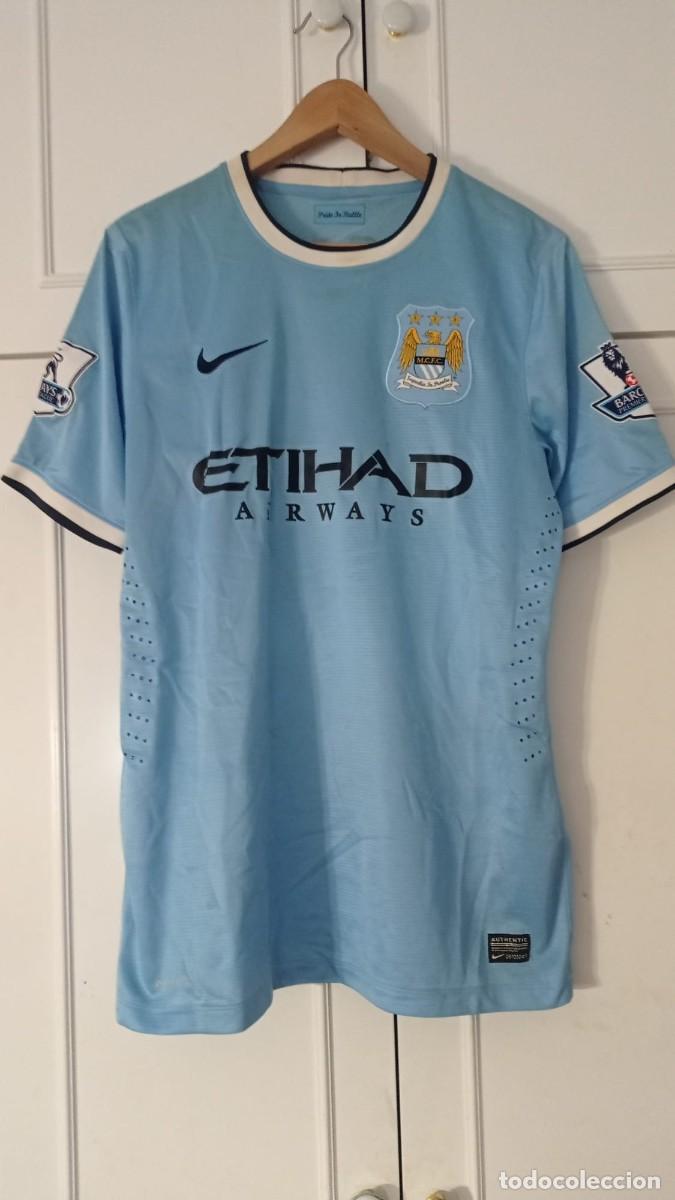 Coleccionismo deportivo: Camiseta matchworn Manchester City FC Negredo