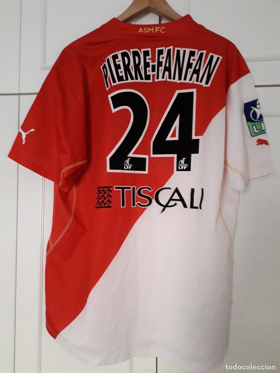 Coleccionismo deportivo: Camiseta matchworn AS Monaco - Foto 2
