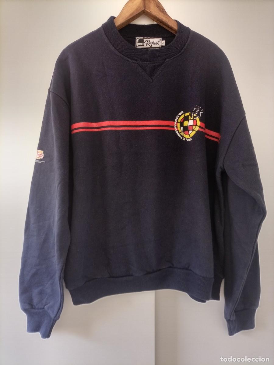 Coleccionismo deportivo: Sudadera azul marino RFEF - Foto 1