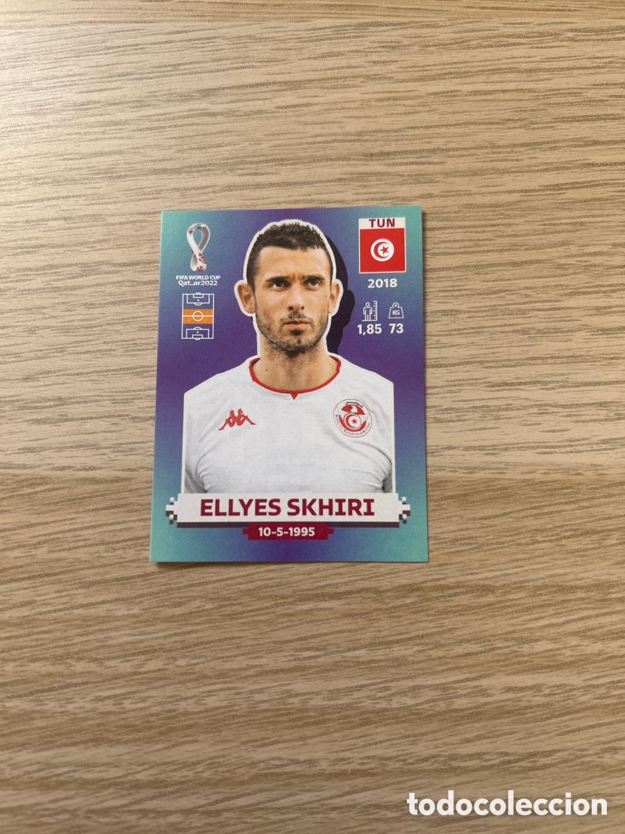 Collezionismo sportivo: QATAR 2022 WORLD CUP STICKER SKHIRI T&Uacute;NEZ