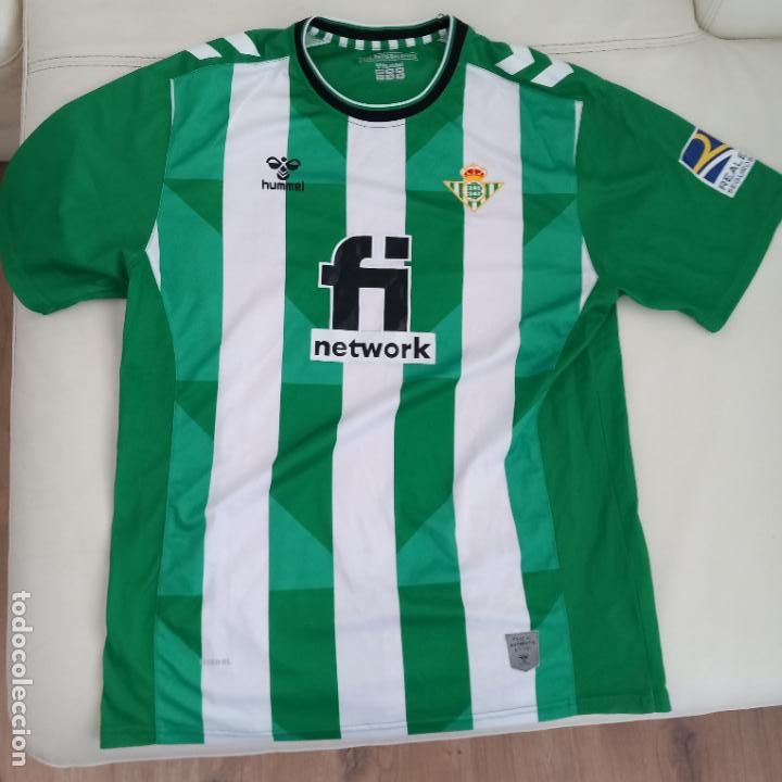 Colecionismo desportivo: Camiseta 1&ordf; Equipaci&oacute;n Real Betis 2022-23 talla XXL&ndash;