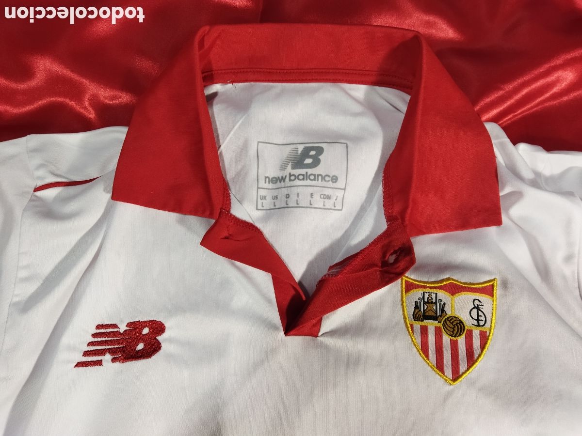 Coleccionismo deportivo: Camiseta del Sevilla - Foto 3