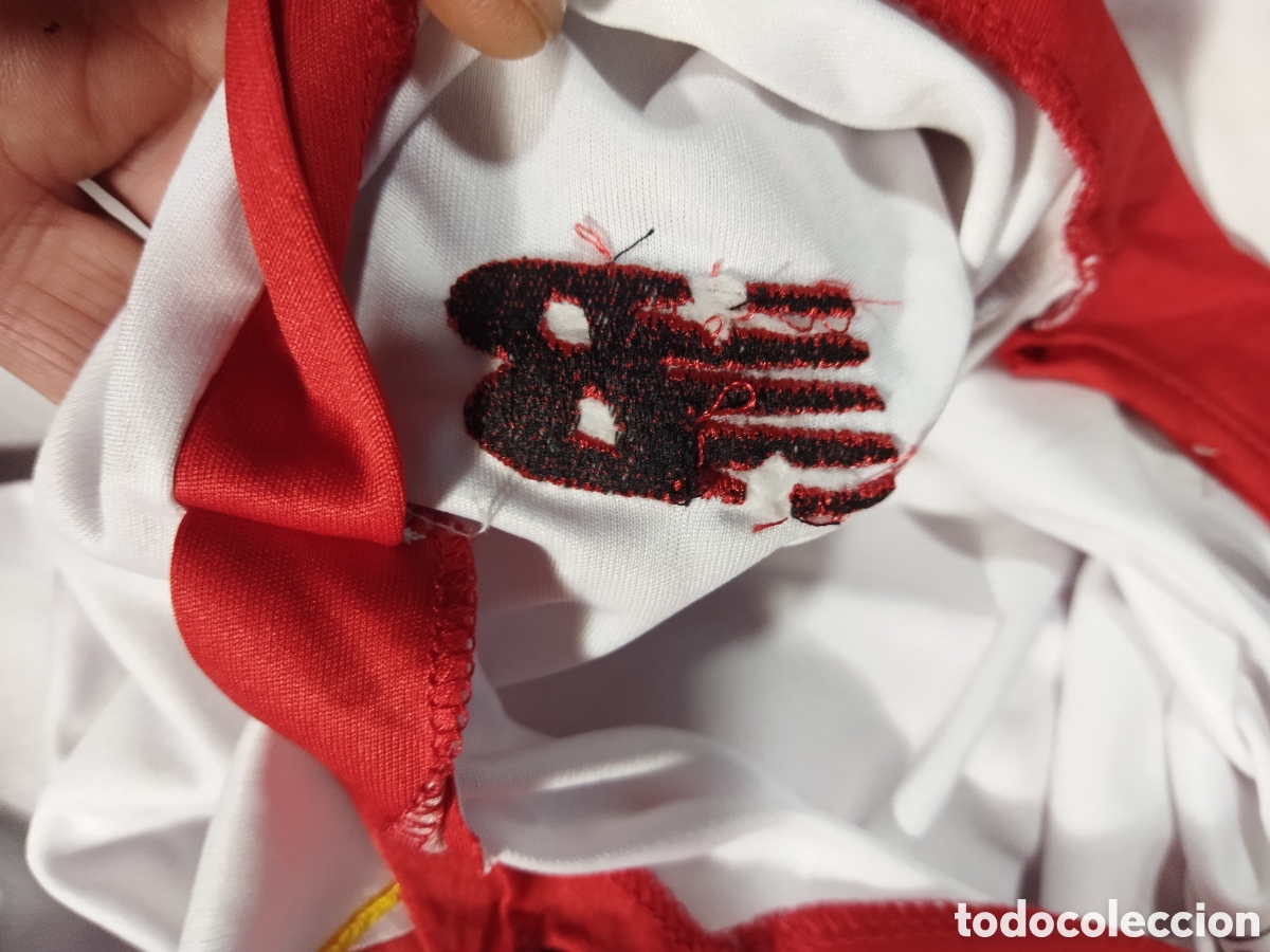 Coleccionismo deportivo: Camiseta del Sevilla - Foto 8