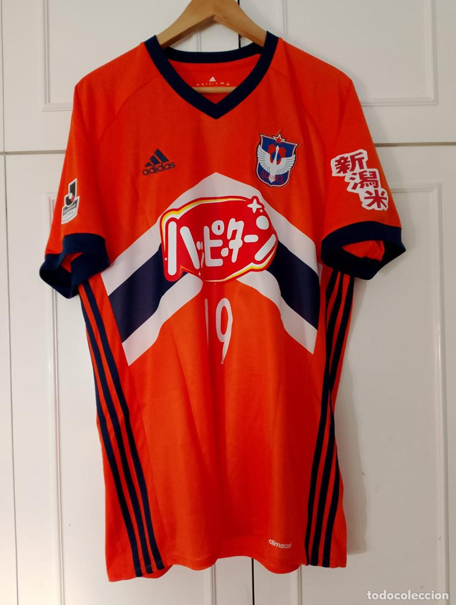 Sports collectibles: Camiseta match issue Albireex Niigata de Jap&oacute;n, Kisho